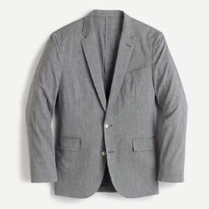 J.Crew Ludlow Slim-fit Unstructured Suit Jacket in Cotton-linen 40R